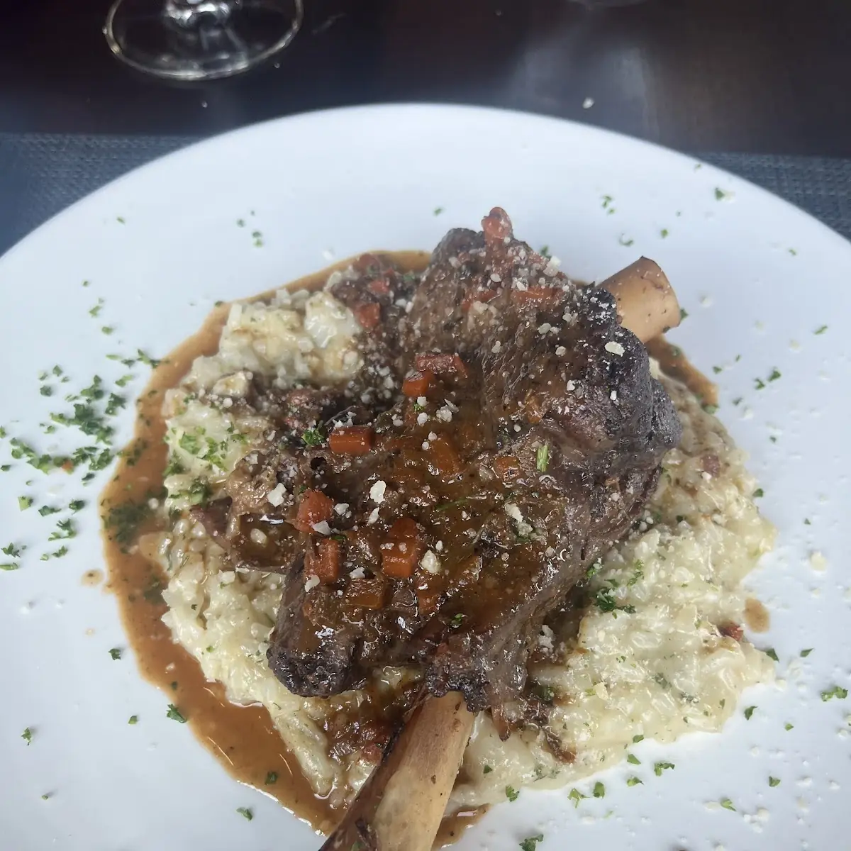 Lamb Shank Risotto