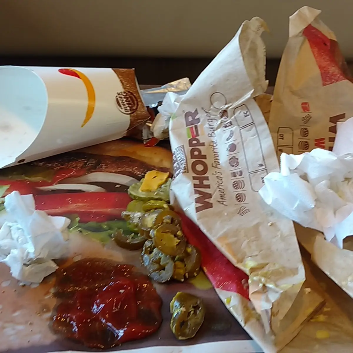 Texas Burger Aftermath