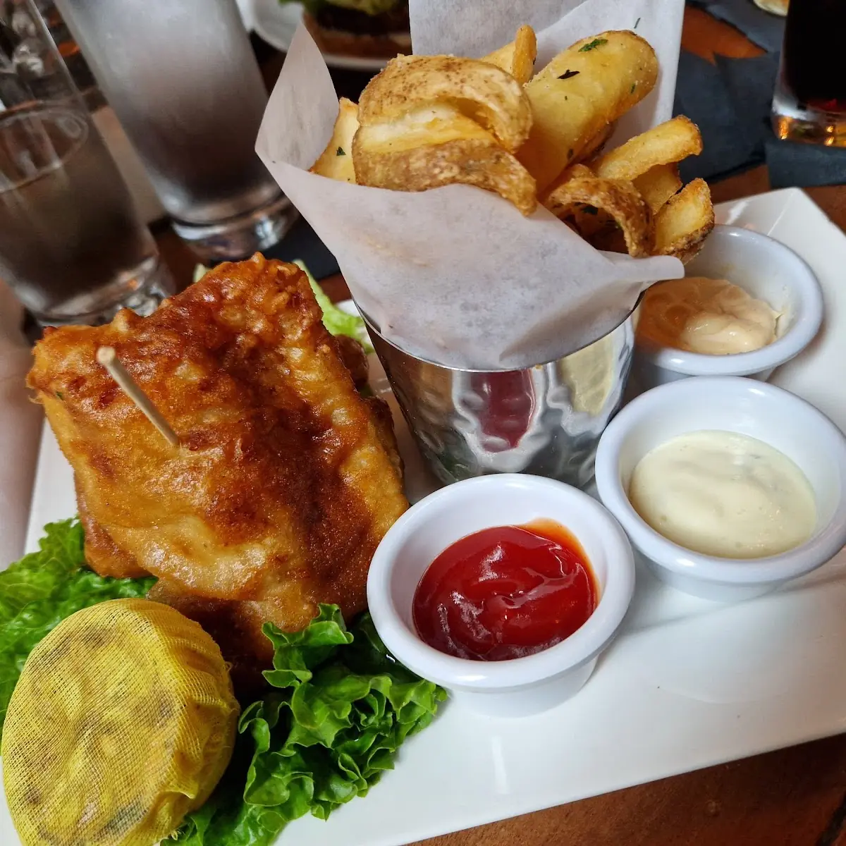 Crispy Beer-Battered Fish 'N' Chips