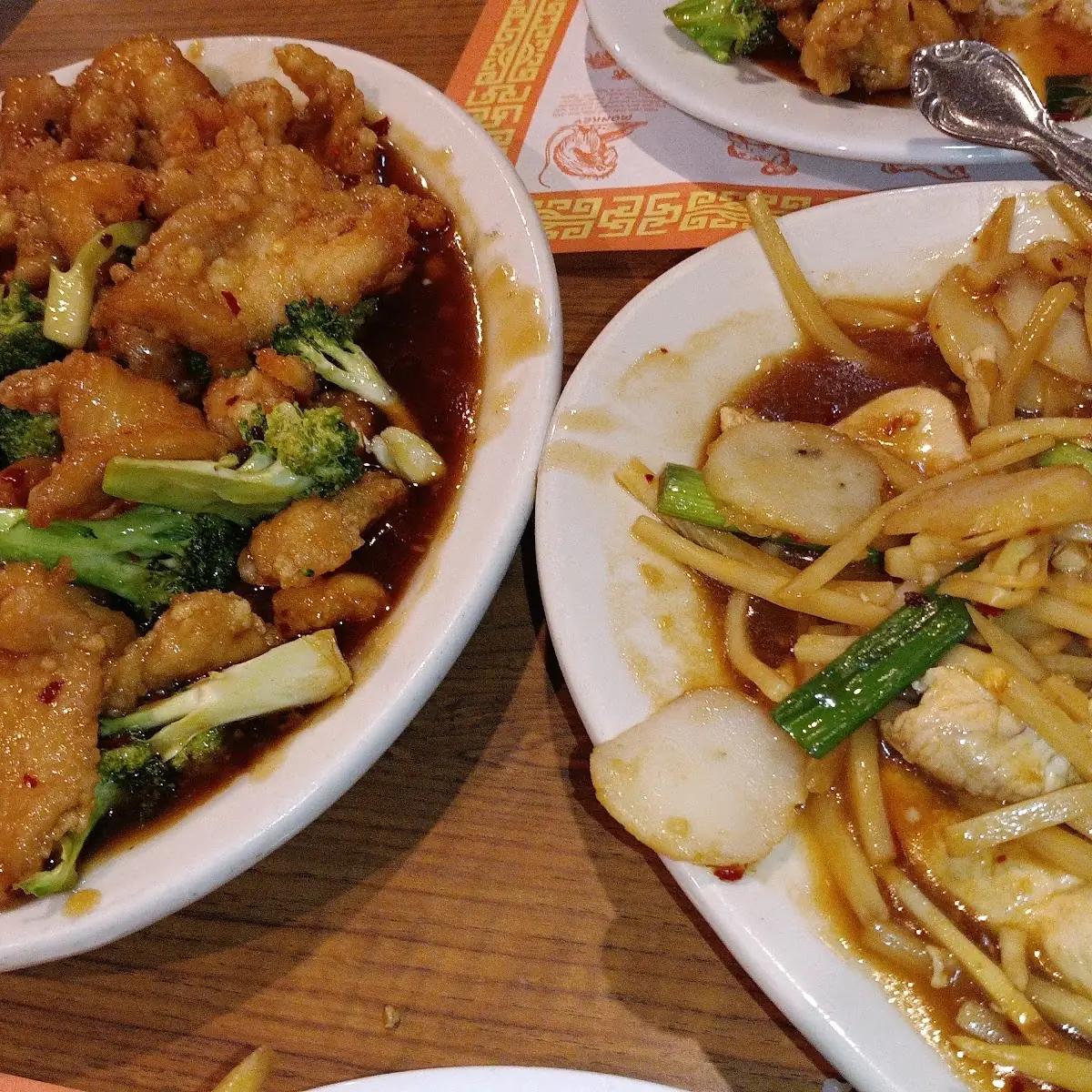 General TSO's and Hot Garlic Chicken