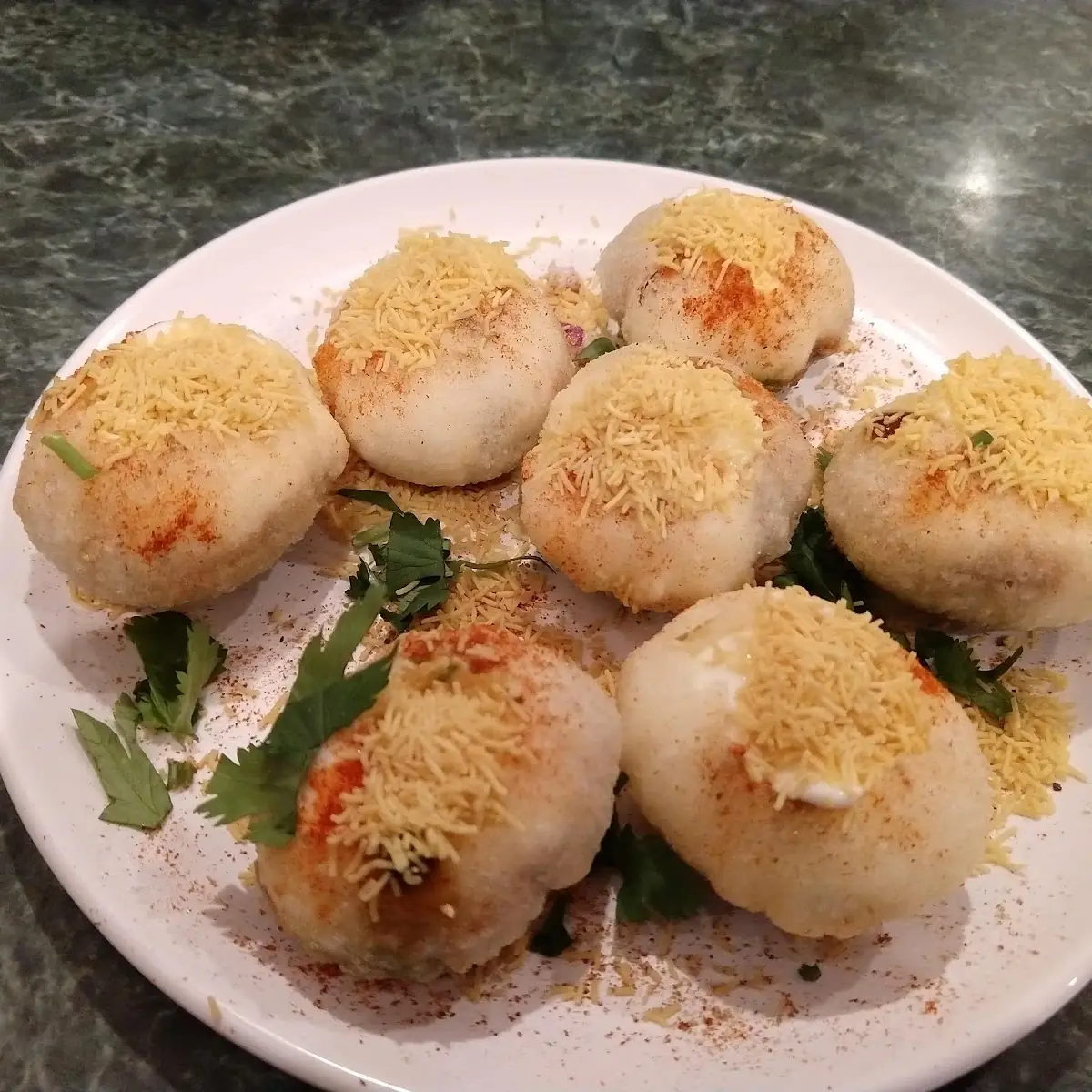 Dahi Aloo Tikki Chaat