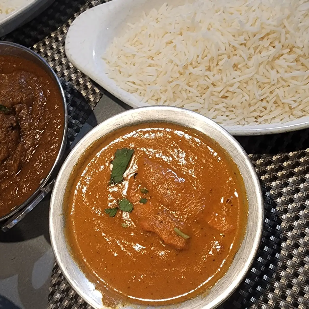 Lamb Curry Butter Chicken Rice