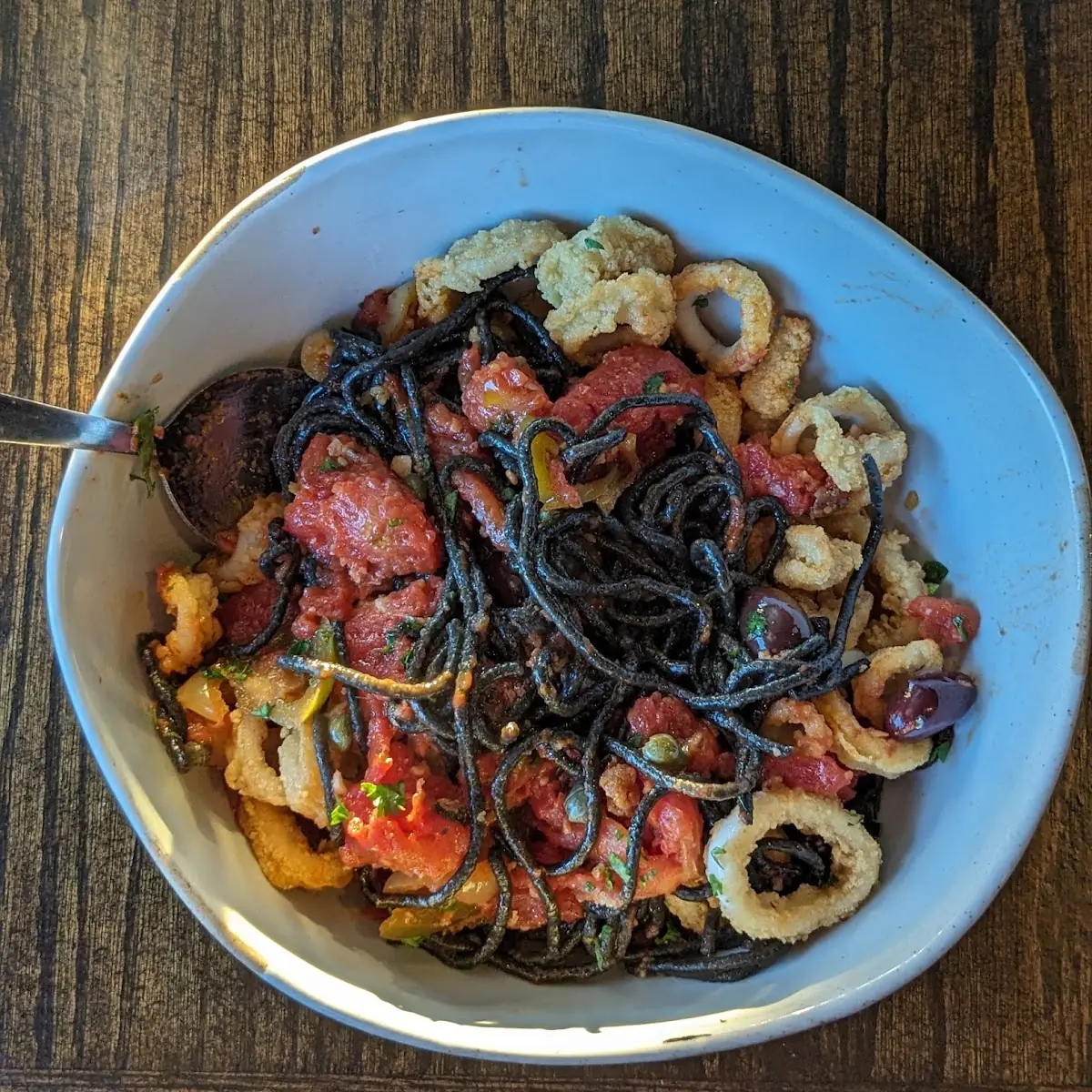 Black Spaghetti Puttanesca