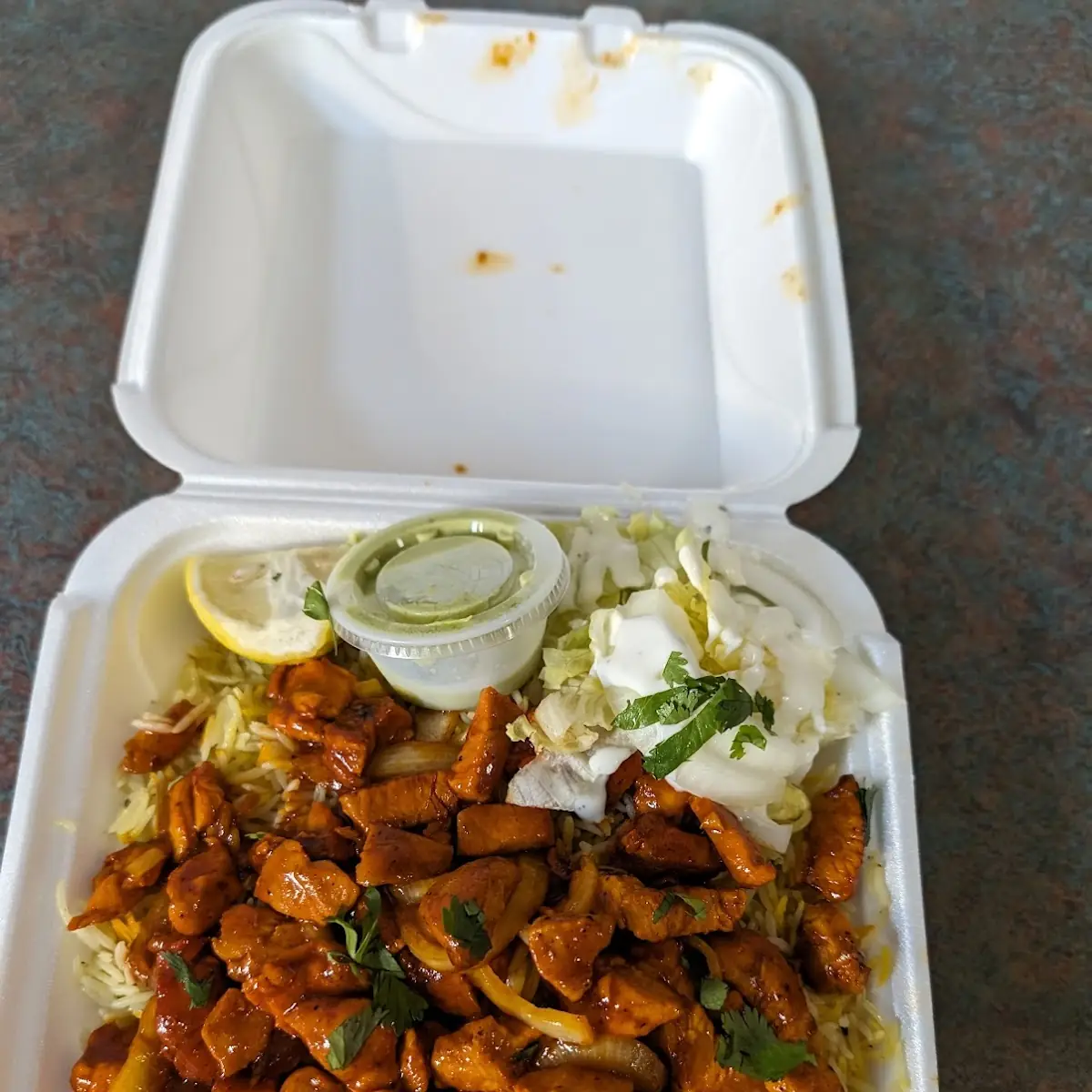 Chicken Rice Platter