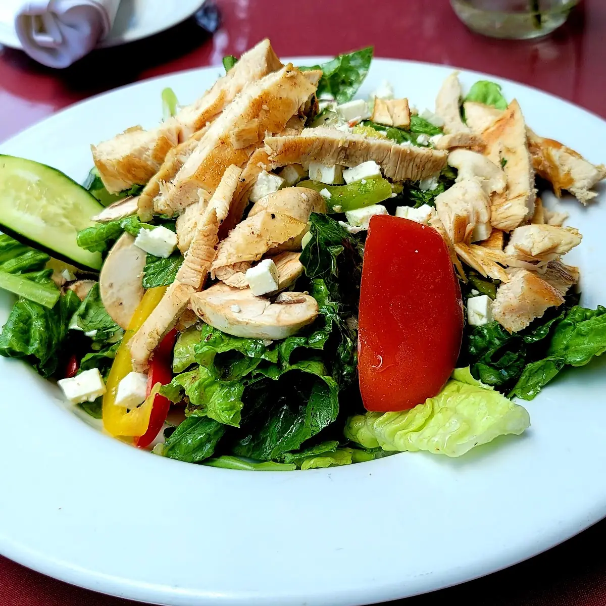 Greek Salad with Chicken