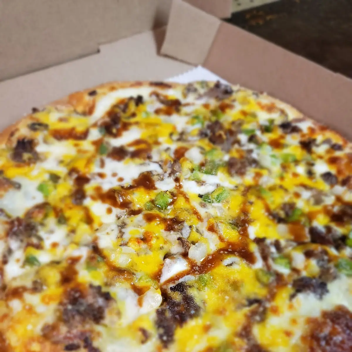 Philly Cheesesteak Pizza