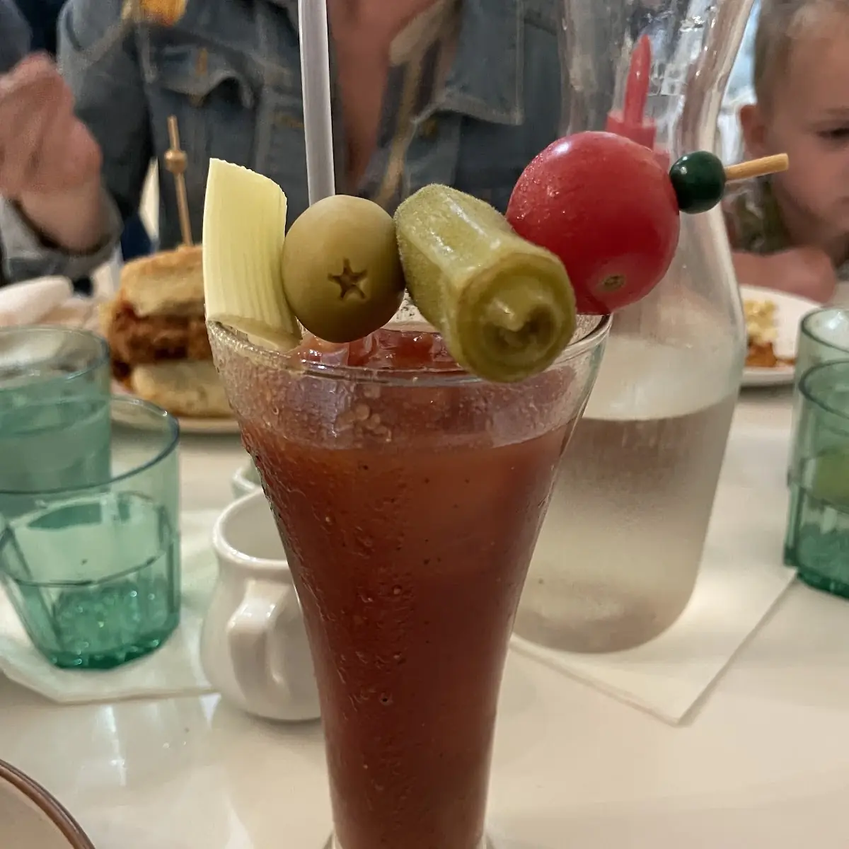 Bloody Mary with Vegetable Garnish