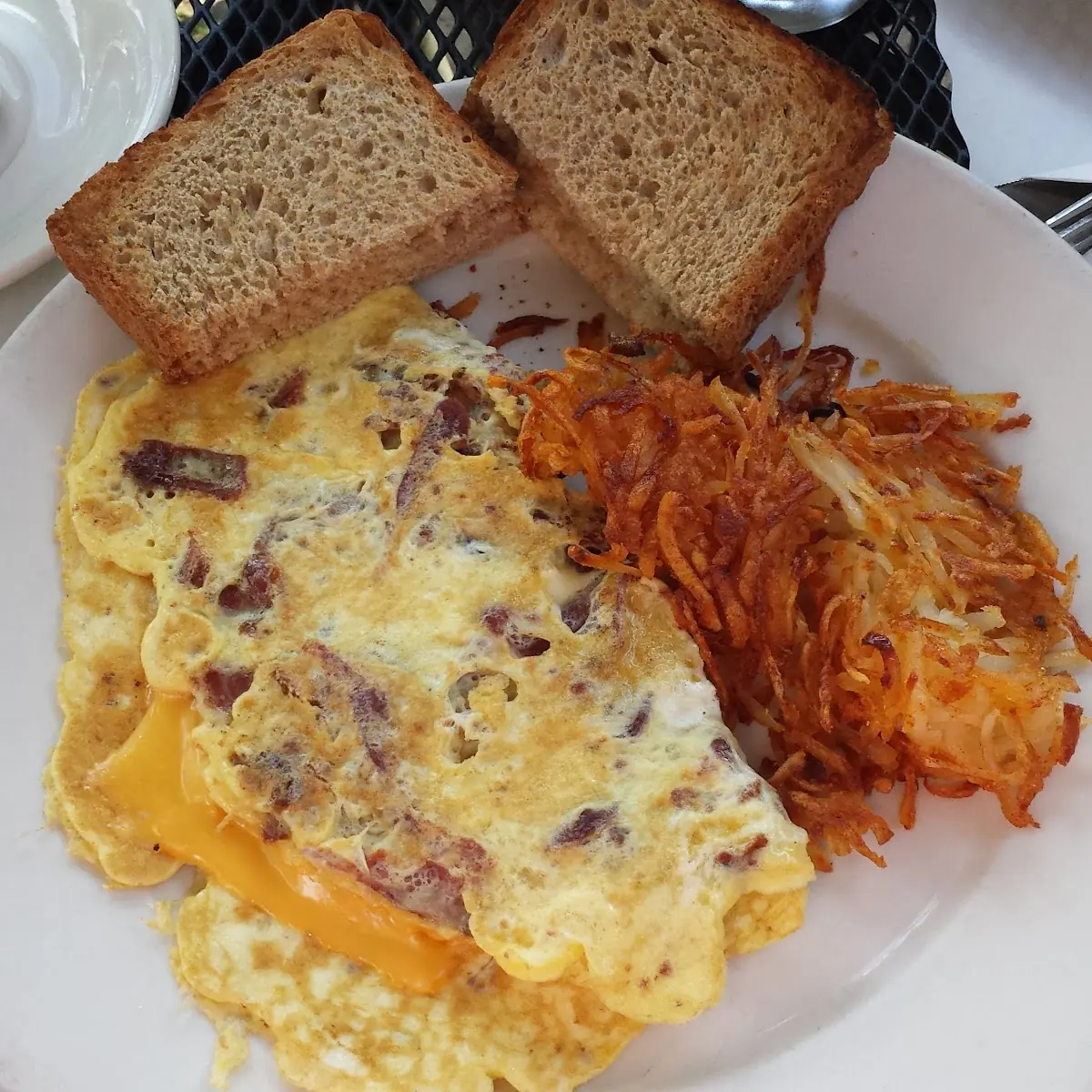 Bacon and Cheese Omelet