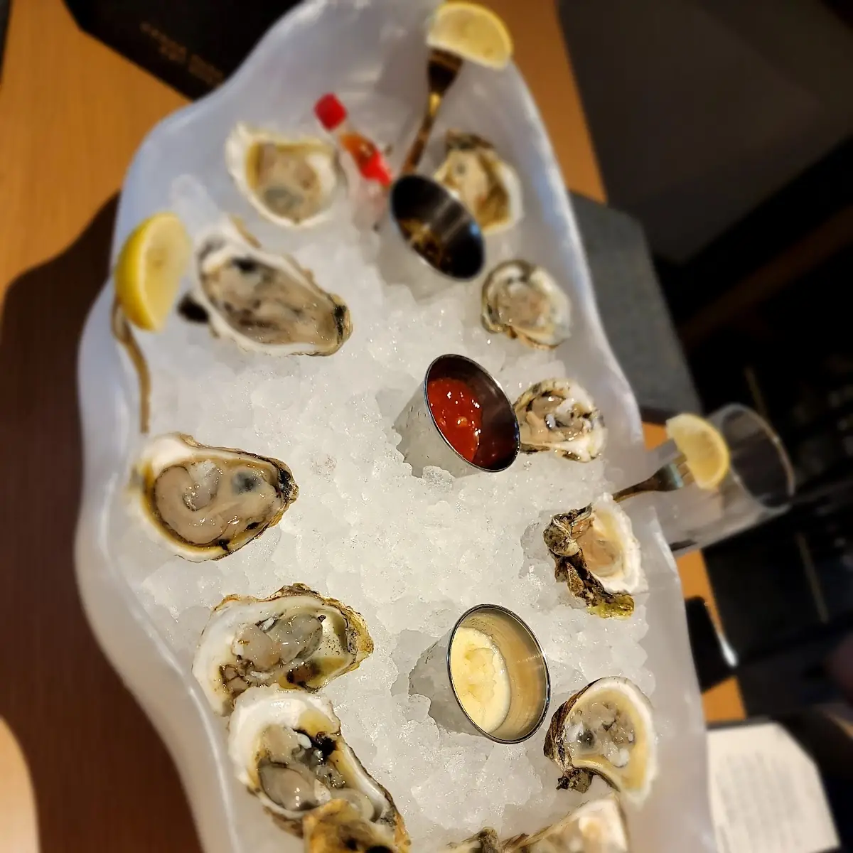 Chilled Oysters & Shrimp Platter