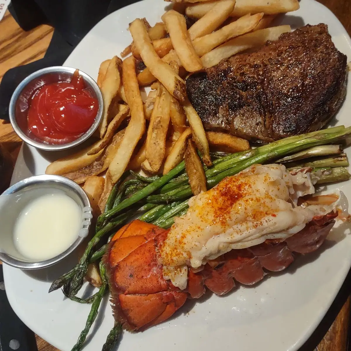 Filet Mignon and Lobster Tail