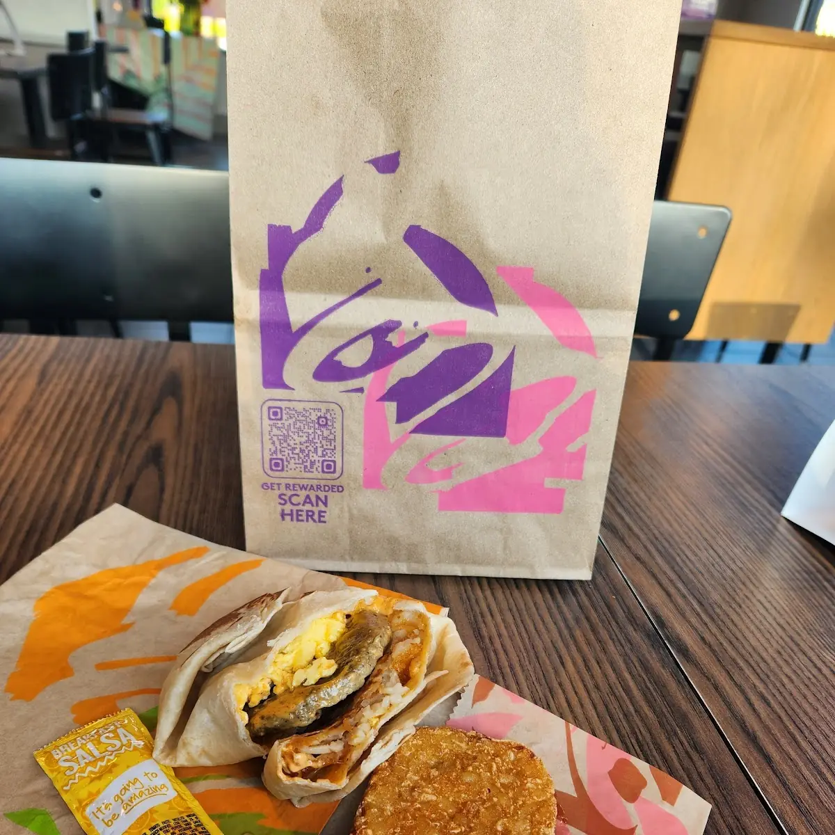 Breakfast Crunchwrap Hash Brown