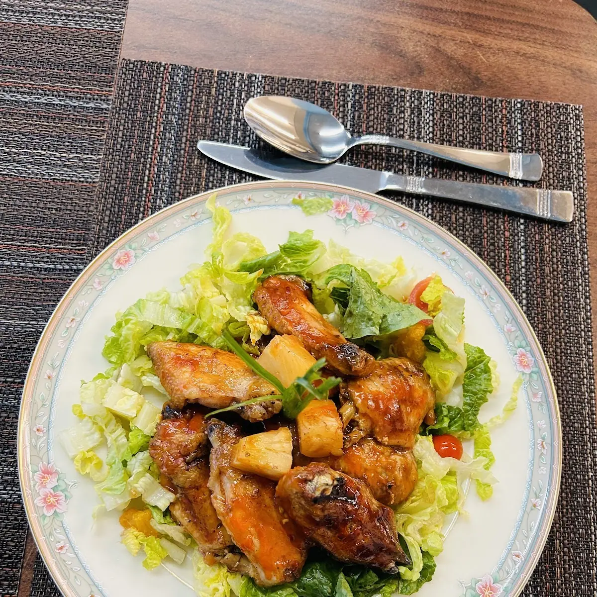 Caesar Salad with Honey Chicken