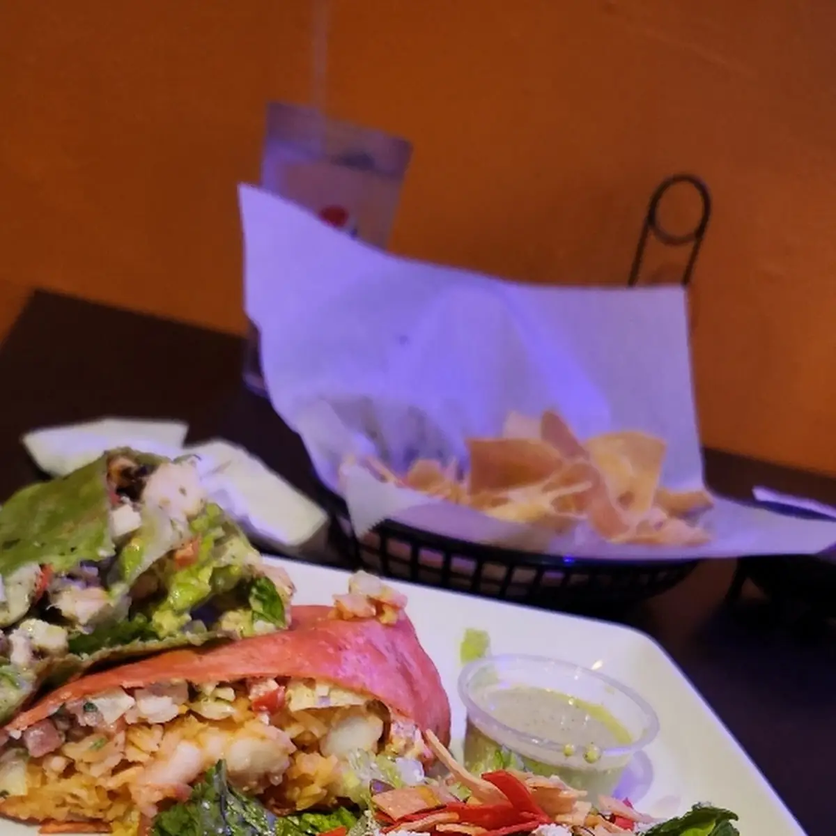 Shrimp and Chicken Wrap
