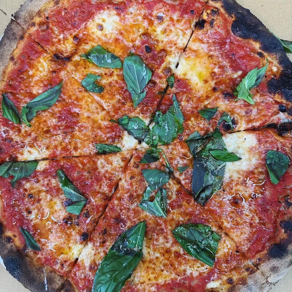 Margherita Pizza with Fresh Basil