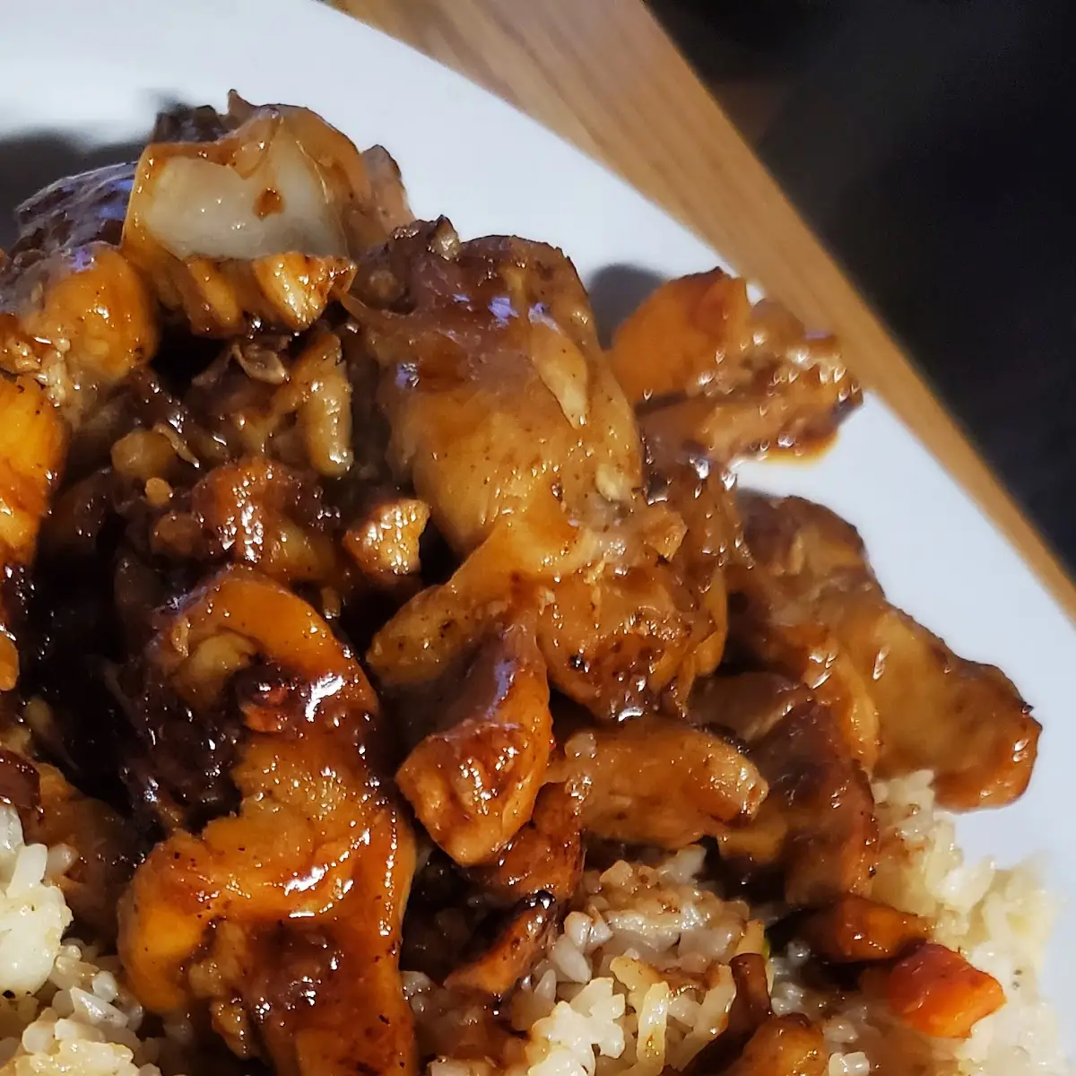 BBQ Chicken with Fried Rice
