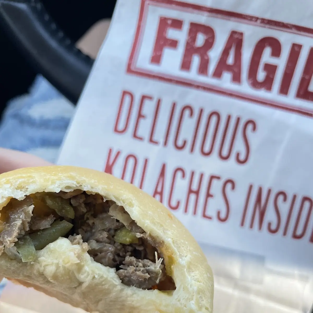 Philly Cheese Steak Kolache