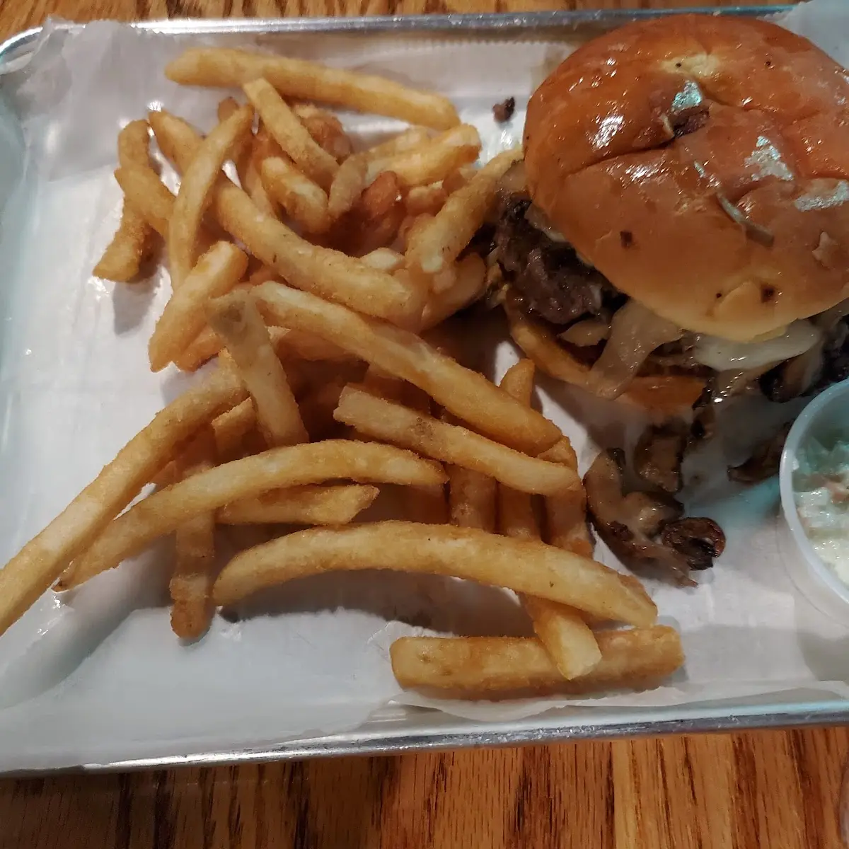 Mushroom Swiss Burger