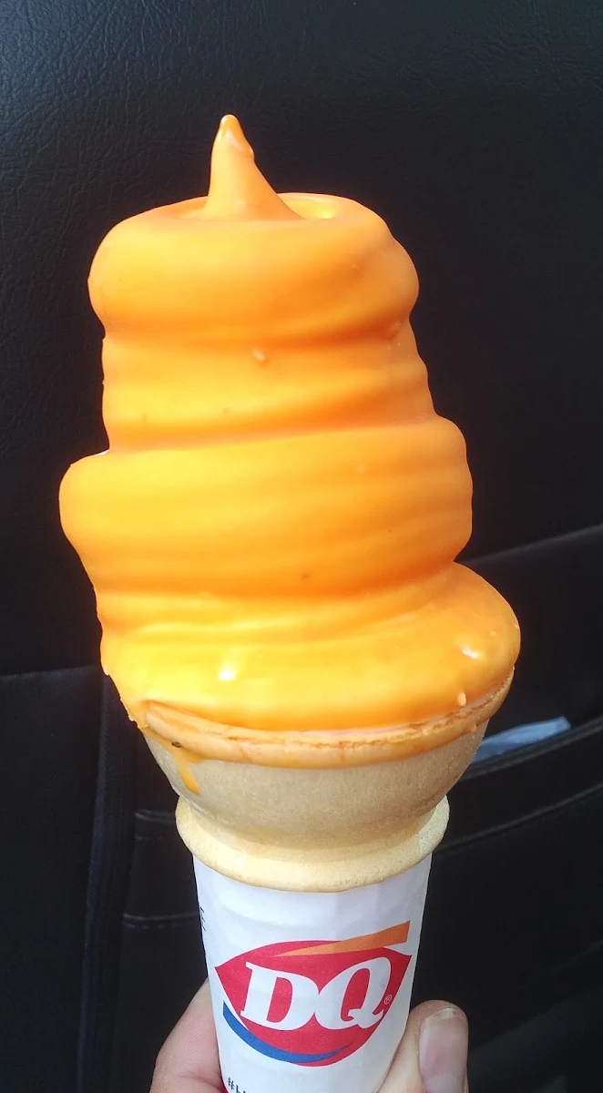 Soft Vanilla Ice Cream Cone