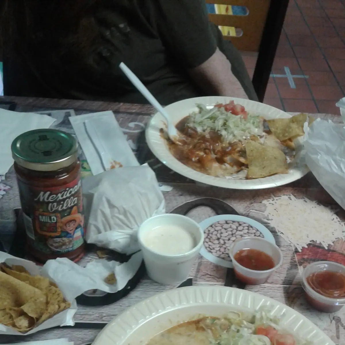 1 2 Burrito Enchilada Plate