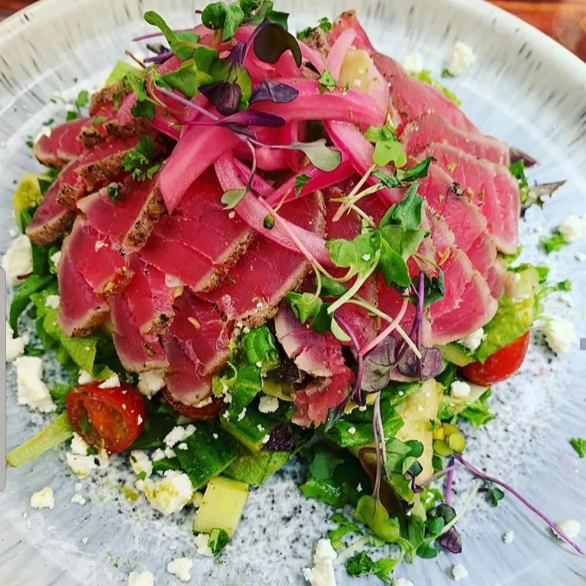 Tuna Poke Nachos