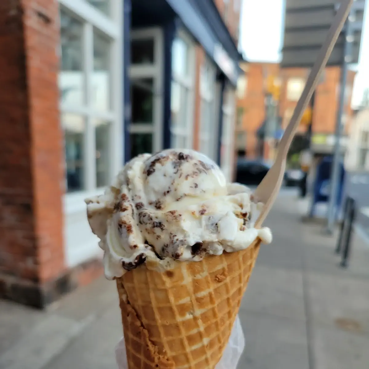 Ice Cream on a Waffle Cone