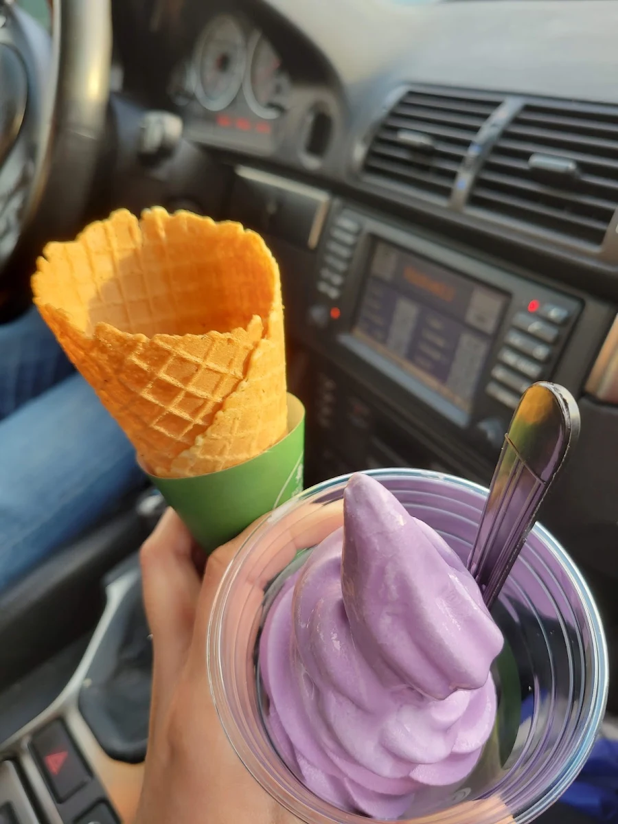 Ube Soft Serve Ice Cream