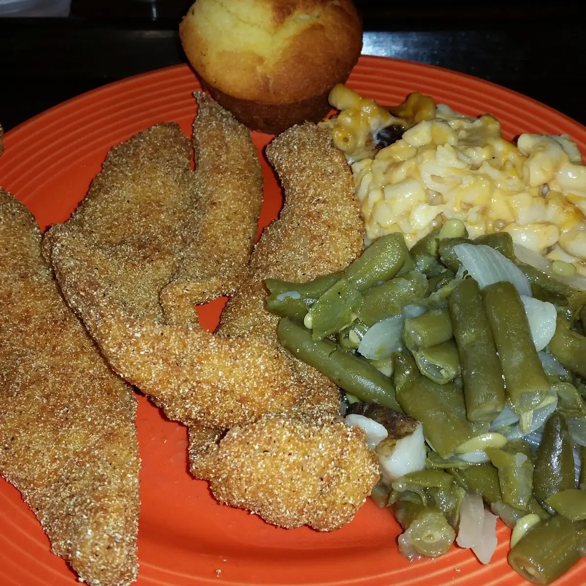 Fried Catfish Green Beans