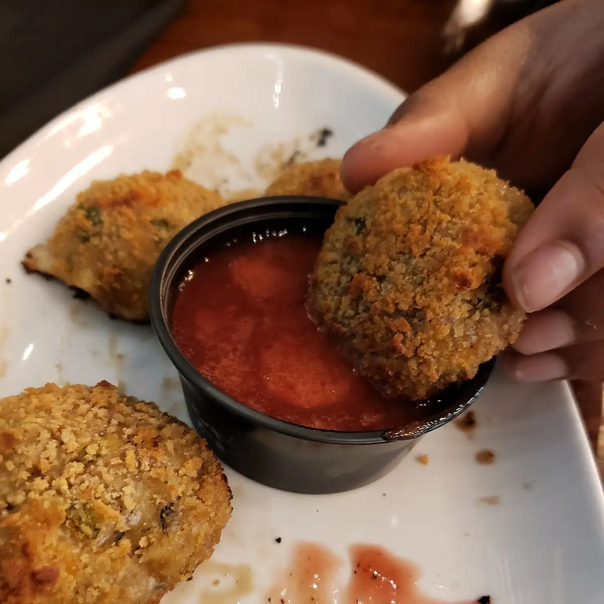 Raspberry Dipping Sauce on the Side