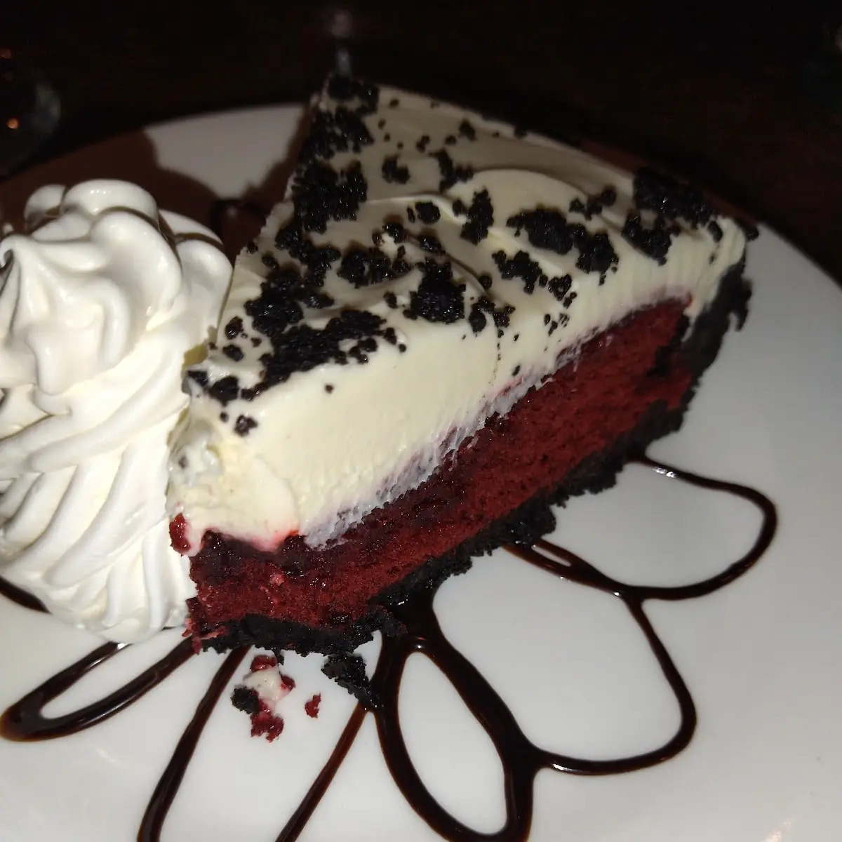 Red Velvet Cheesecake Slice