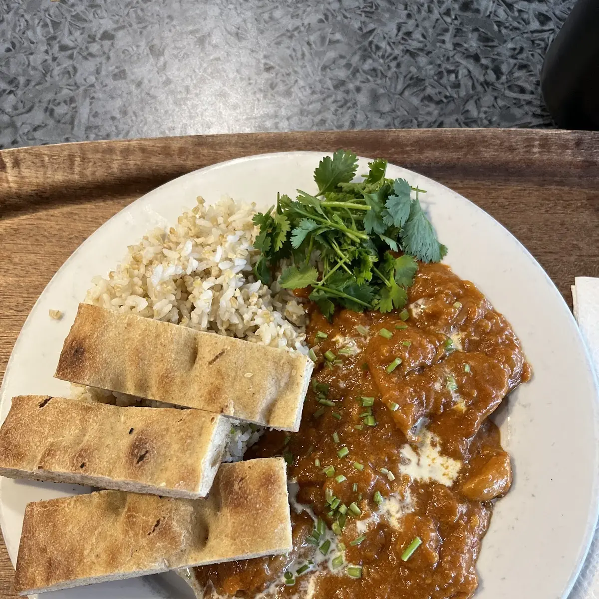 Butter Chicken Curry with Rice