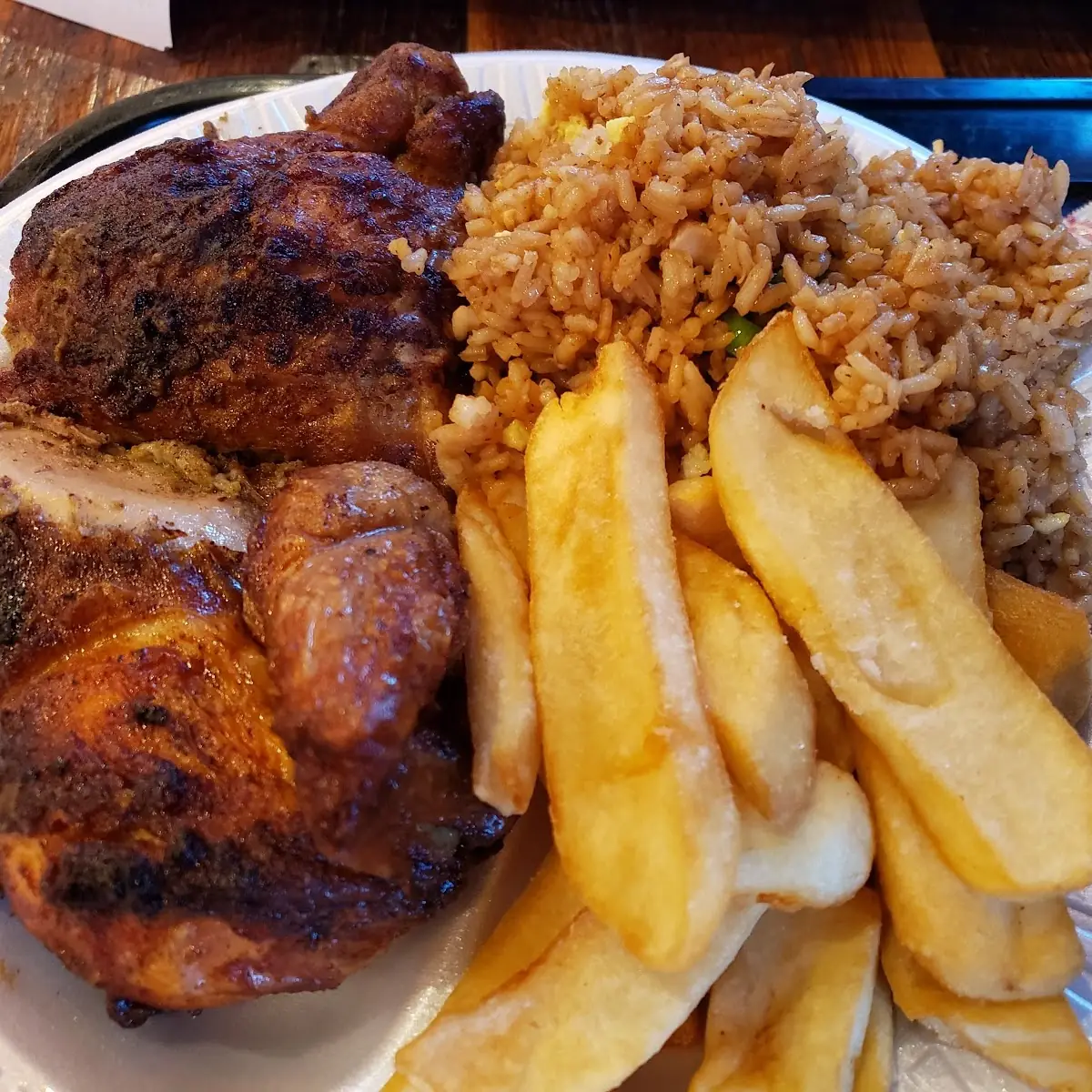 Half Chicken Fried Rice
