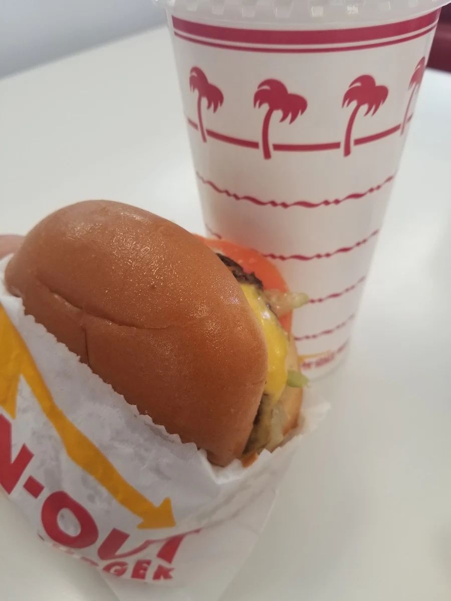 1 Double Double with Grilled Onions and Chocolate Shake