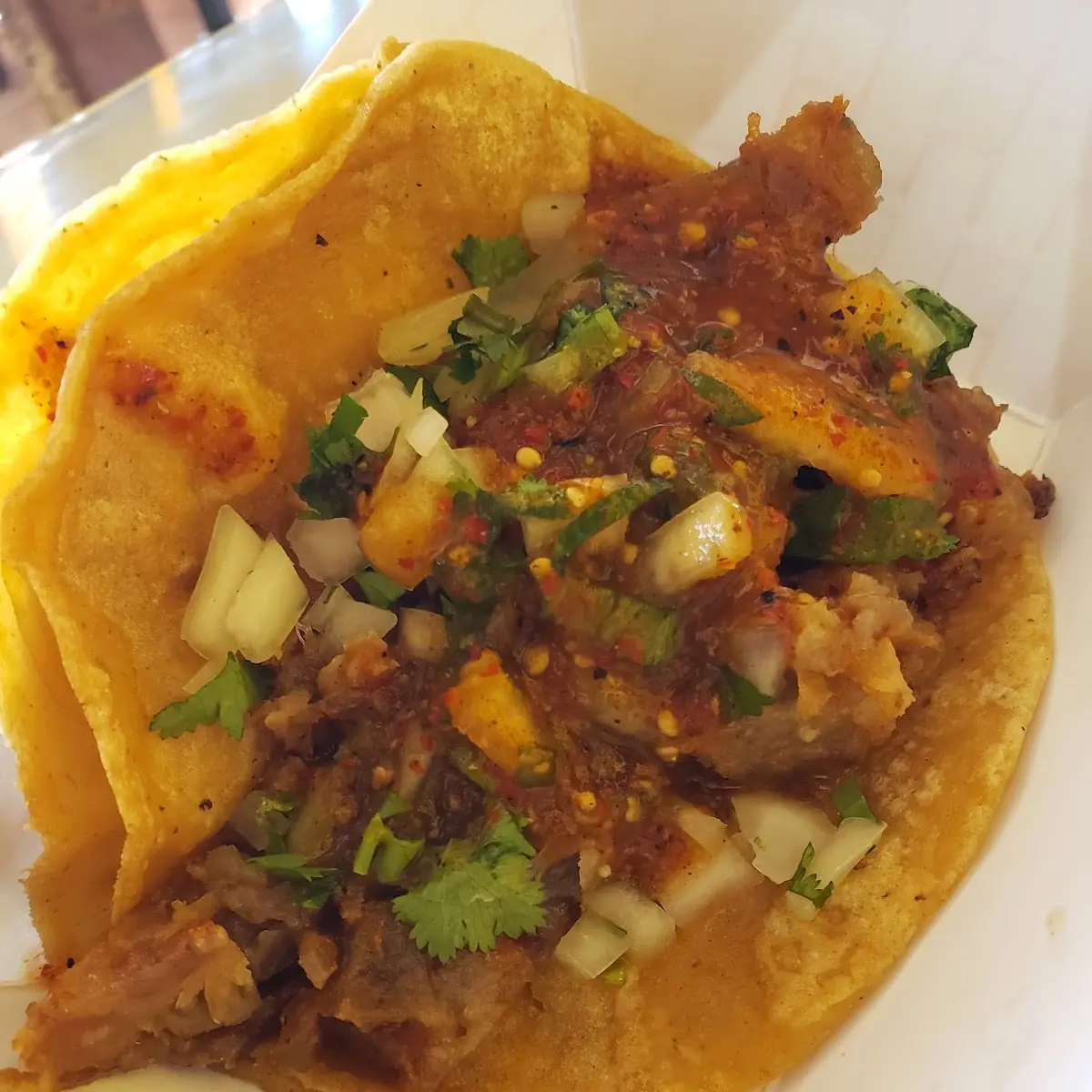 Chicharrón Presado Pressed Chicharrón Taco