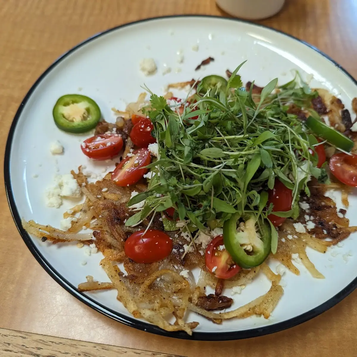 Avocado Hash Brown Toast