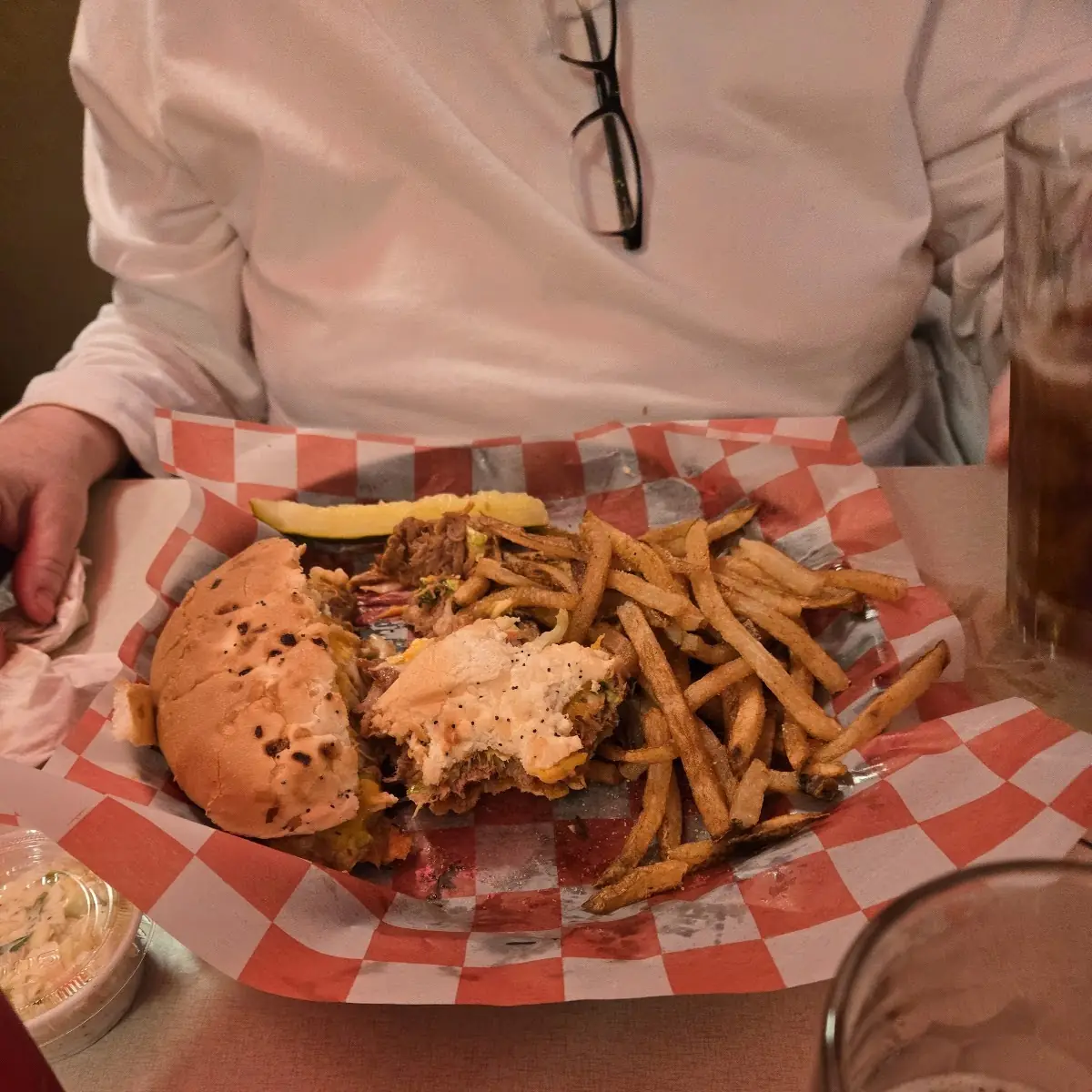 Pulled Pork Sandwich with Fries