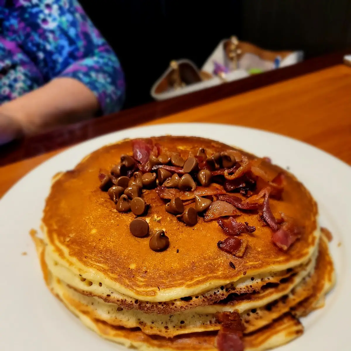Bacon and Chocolate Chip Pancakes