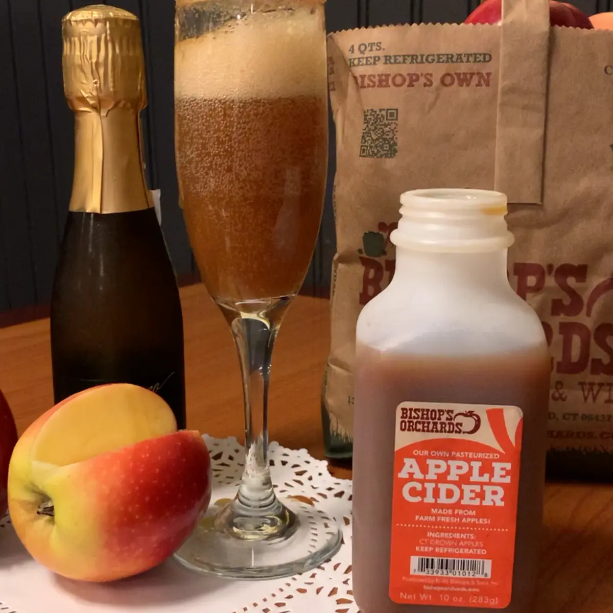 Bishops Apple Cider Mimosa
