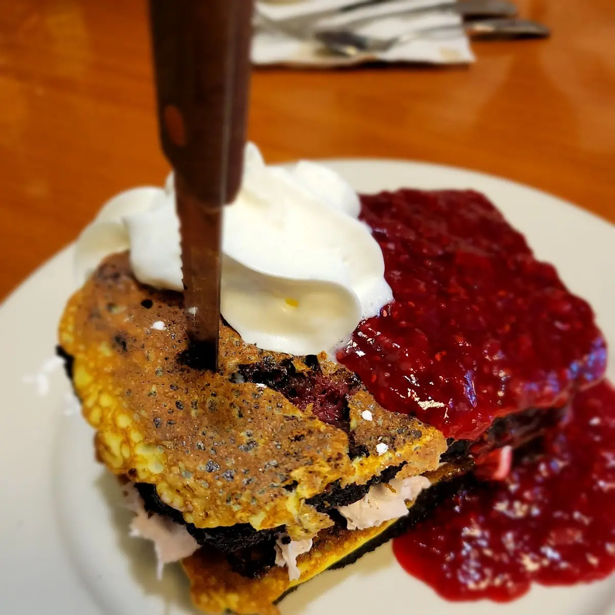 Chocolate Raspberry French Toast