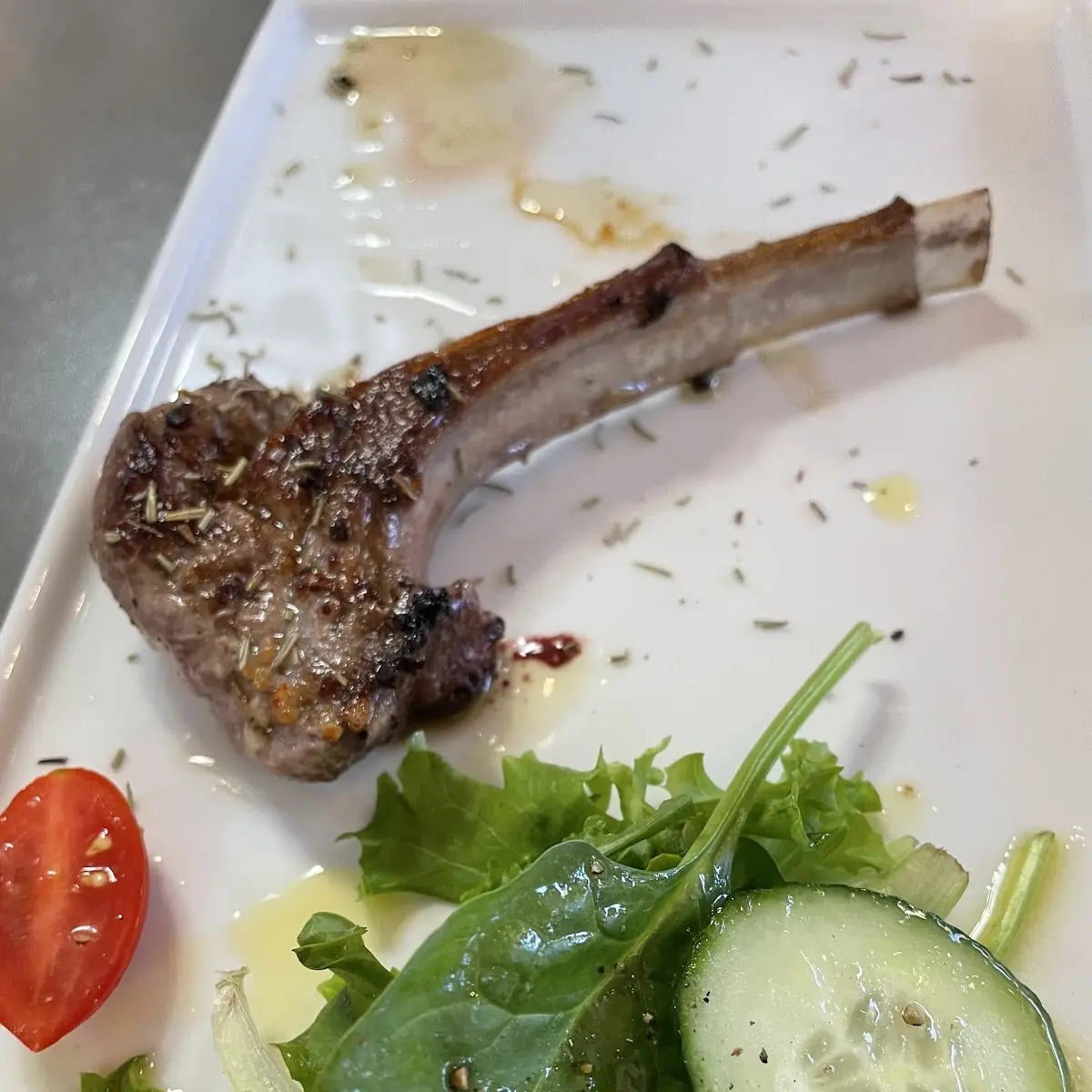 Pan Seared Lamb Lollipops