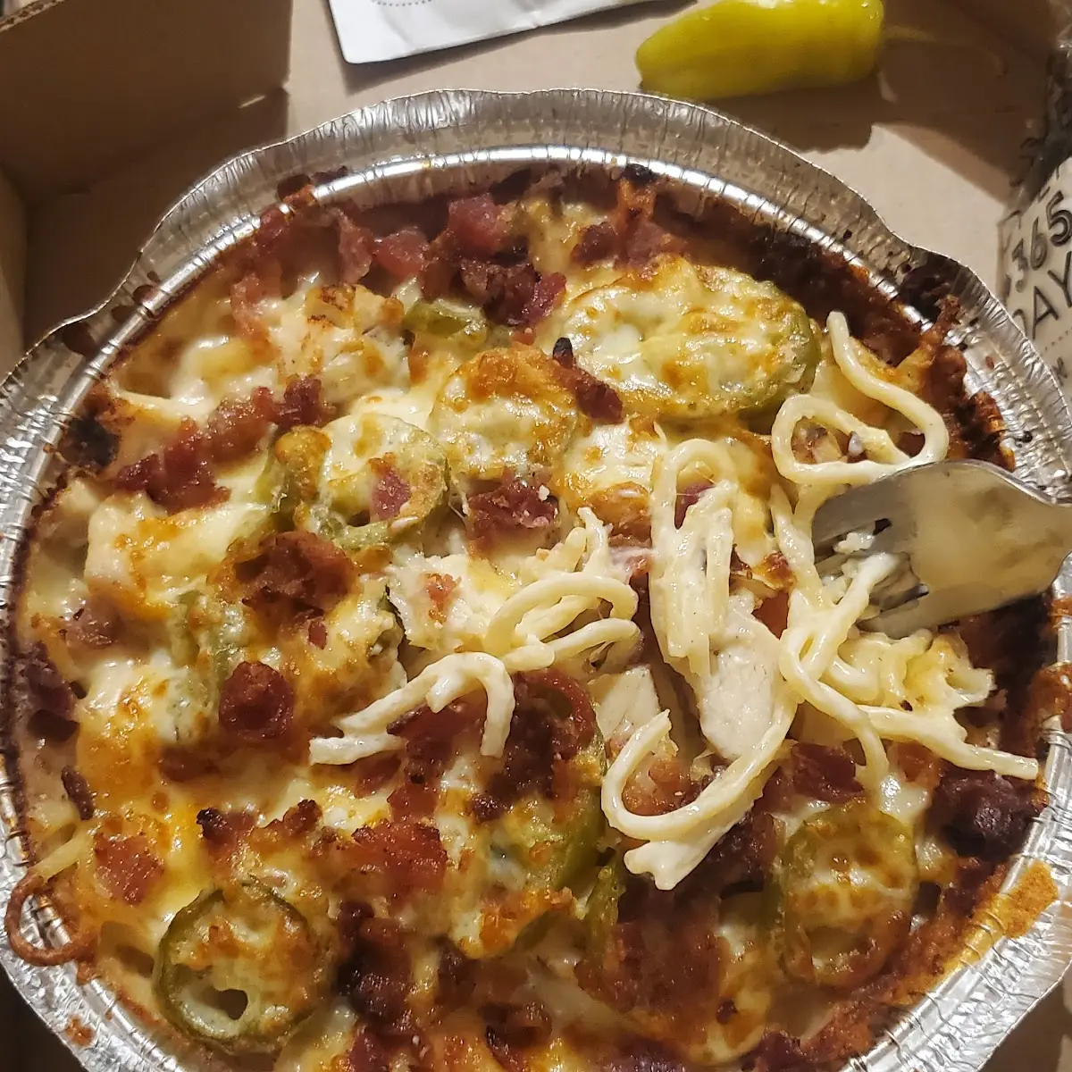 Alfredo Chicken Pizza
