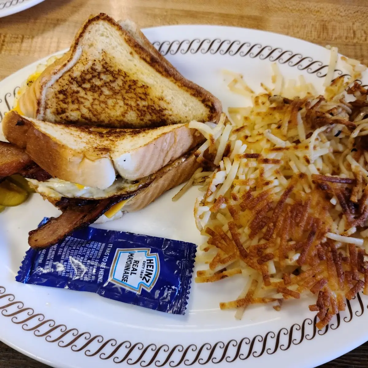 Texas Breakfast Melt with Hashbrowns