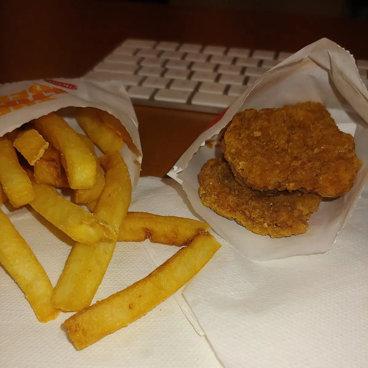 French Fries and Chicken Nuggets