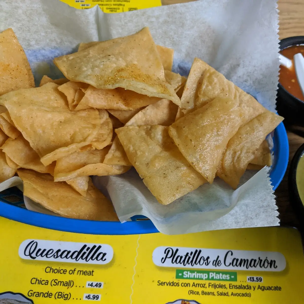 Free Tortilla Chips with Salsa