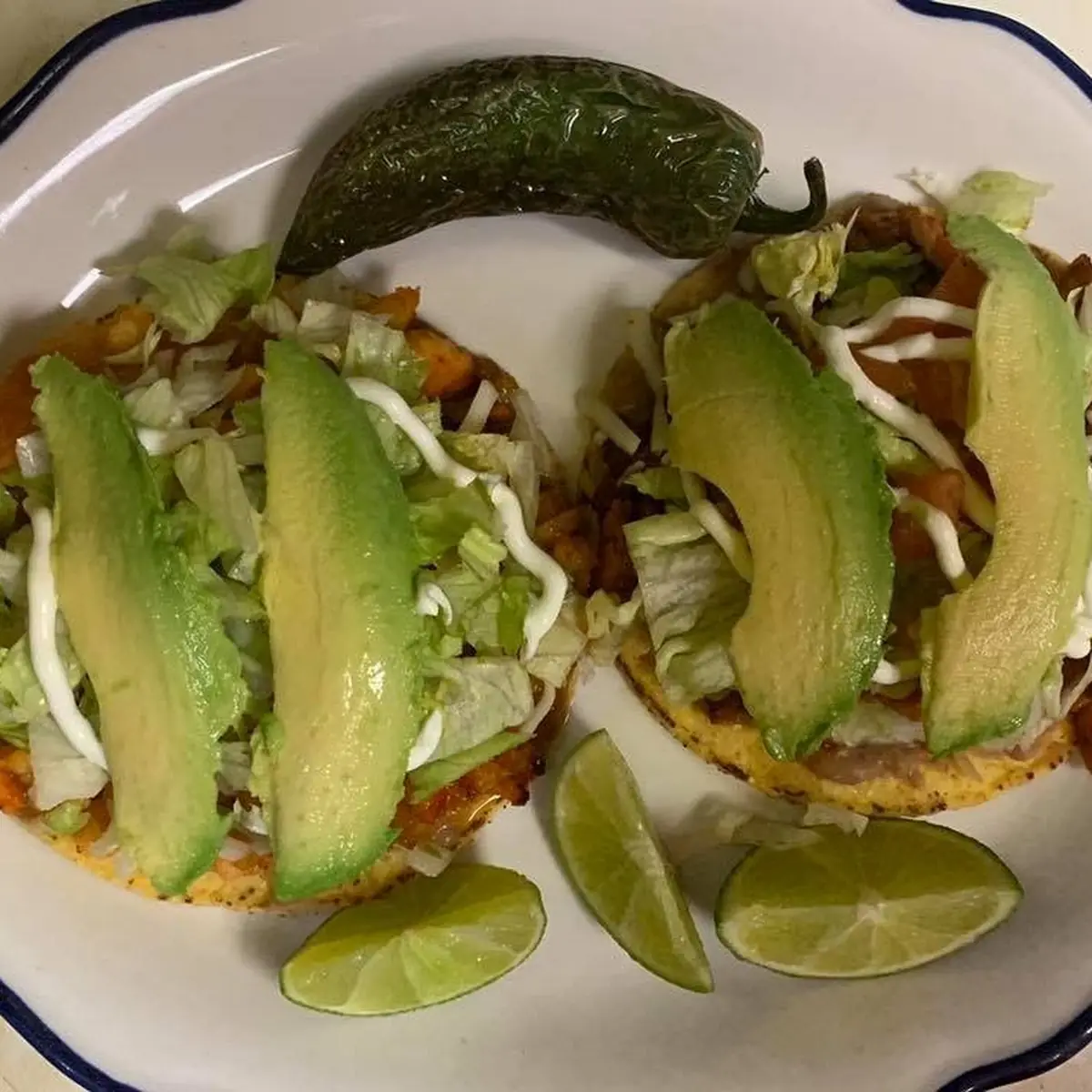 Tostada De Camaron - Shrimp Tostada