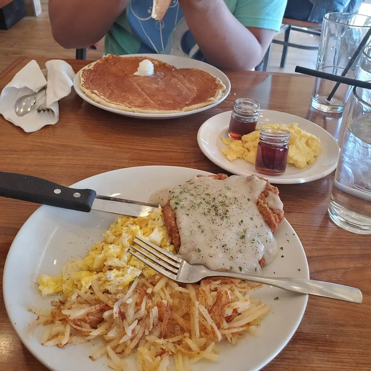 Chicken Fried Steak and Eggs