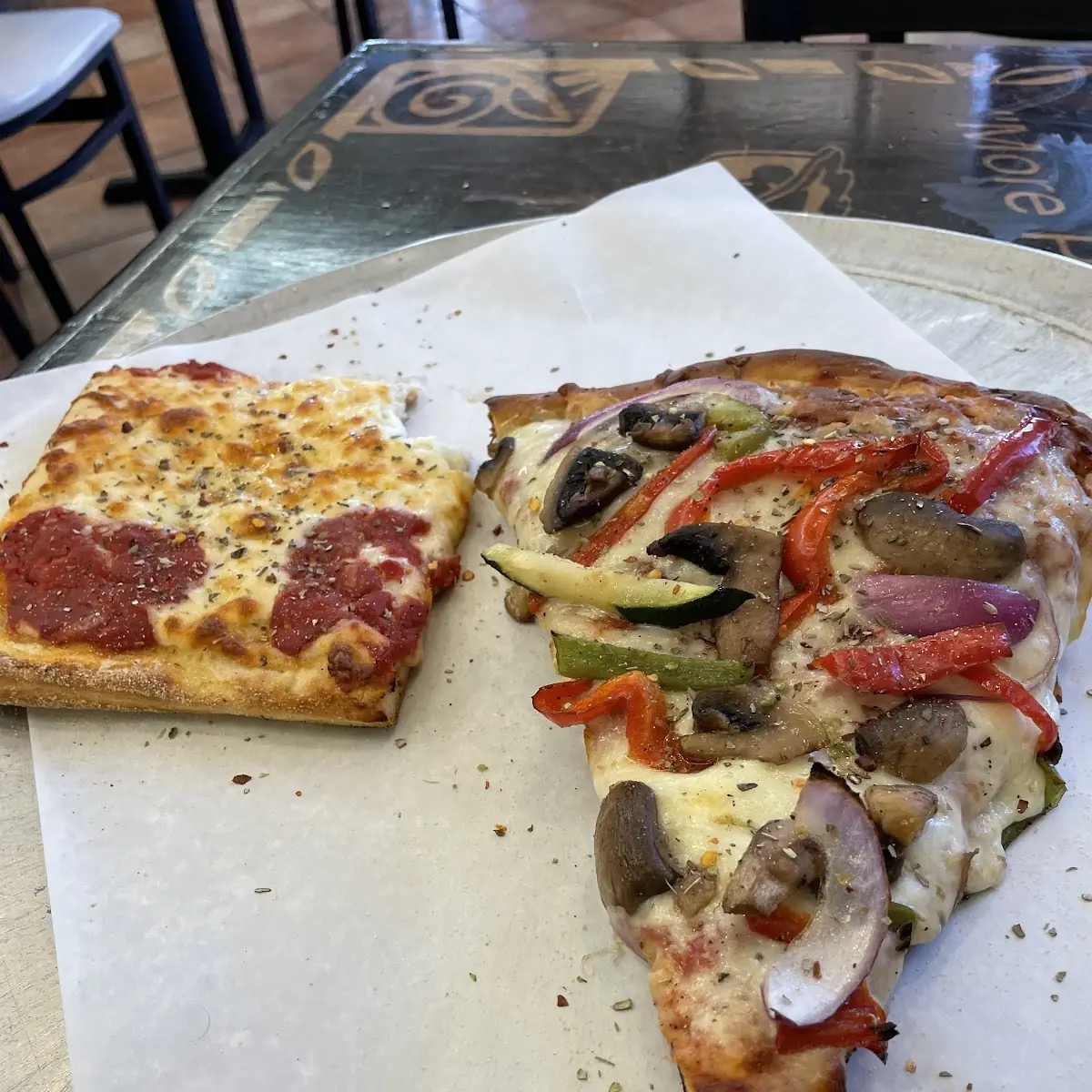 Deep Dish Cheese Pizza Slice