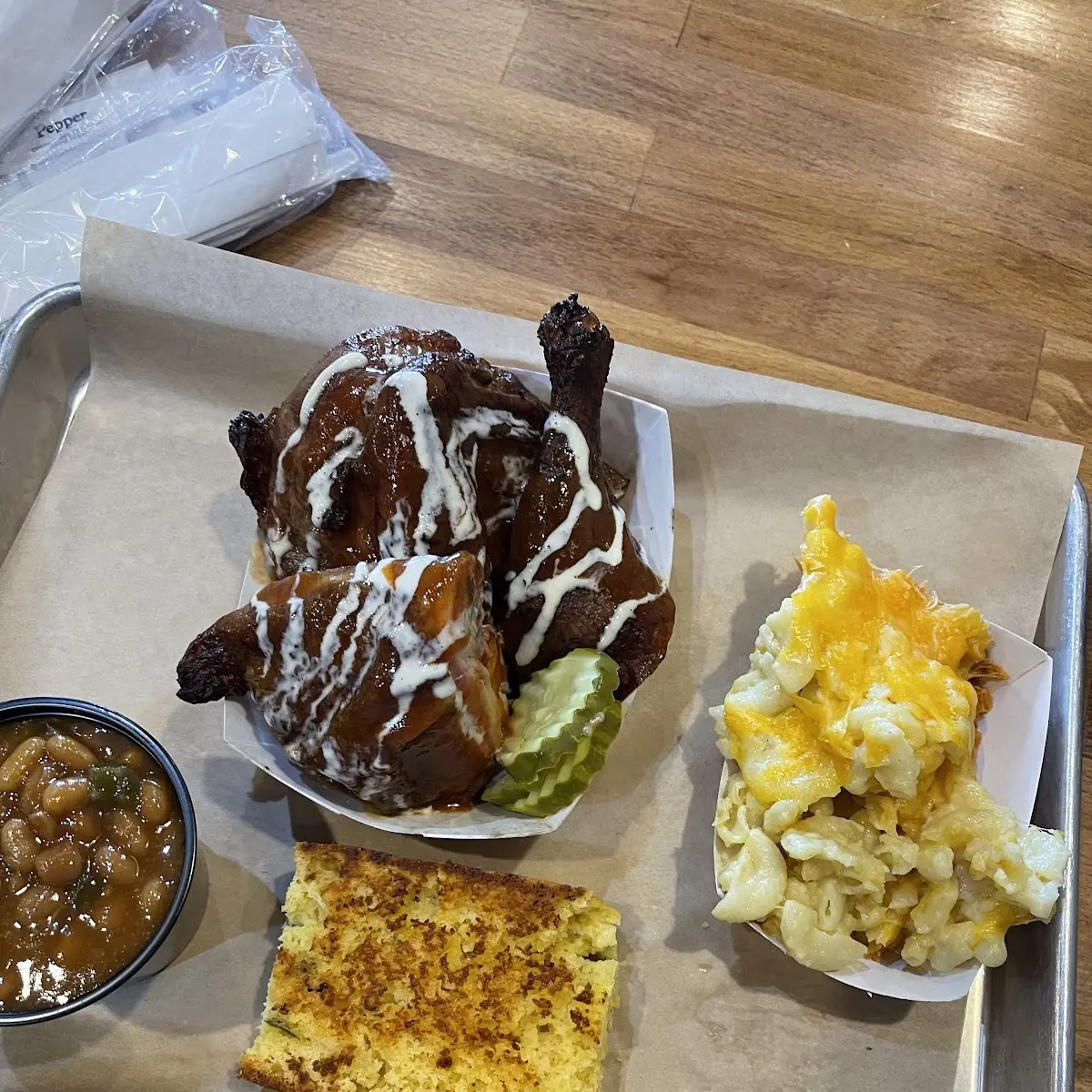 Bar B Q Chicken Cornbread