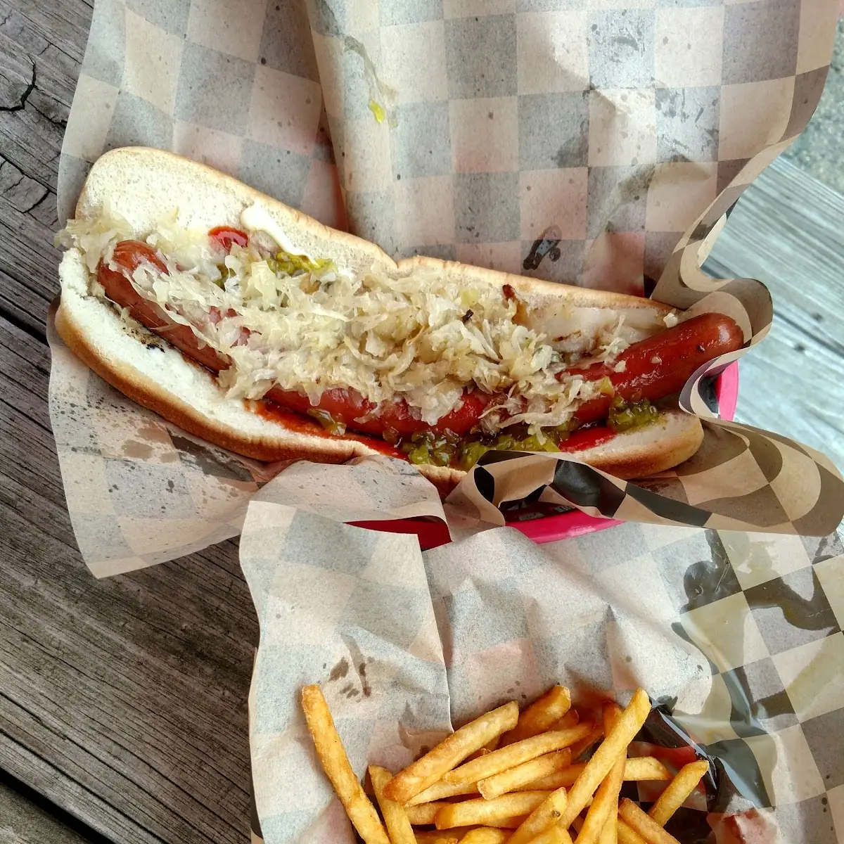Foot Long Hot Dog