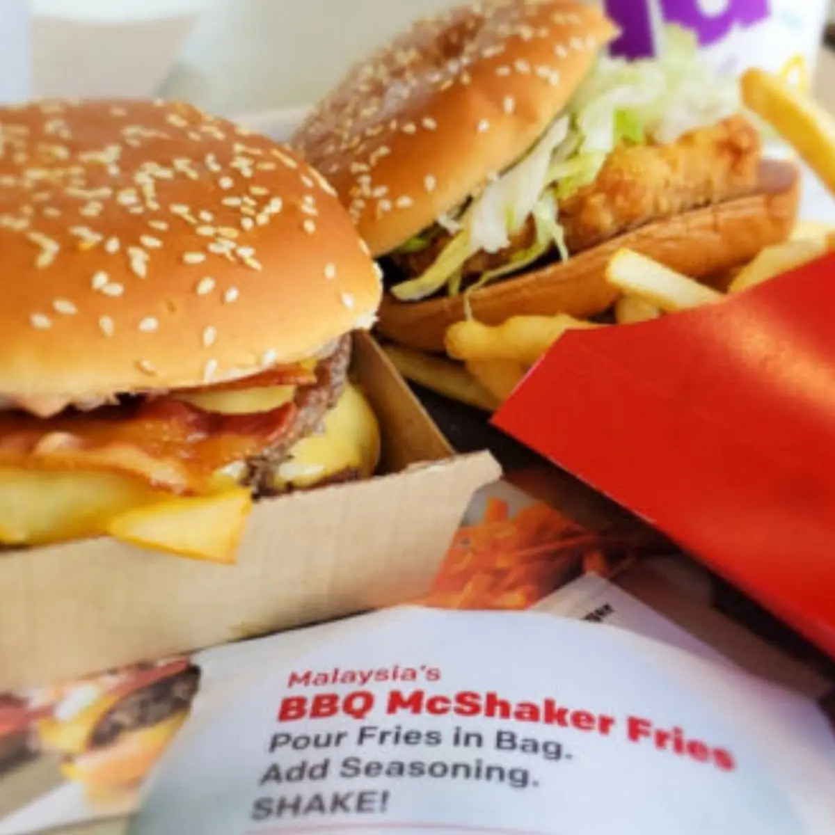 Burger & Chicken Sandwich