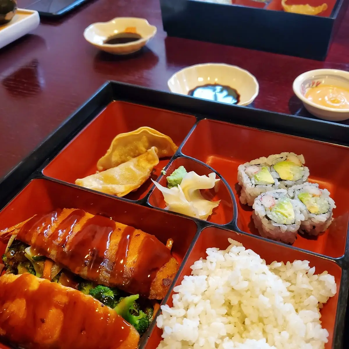 Teriyaki Salmon Bento Box